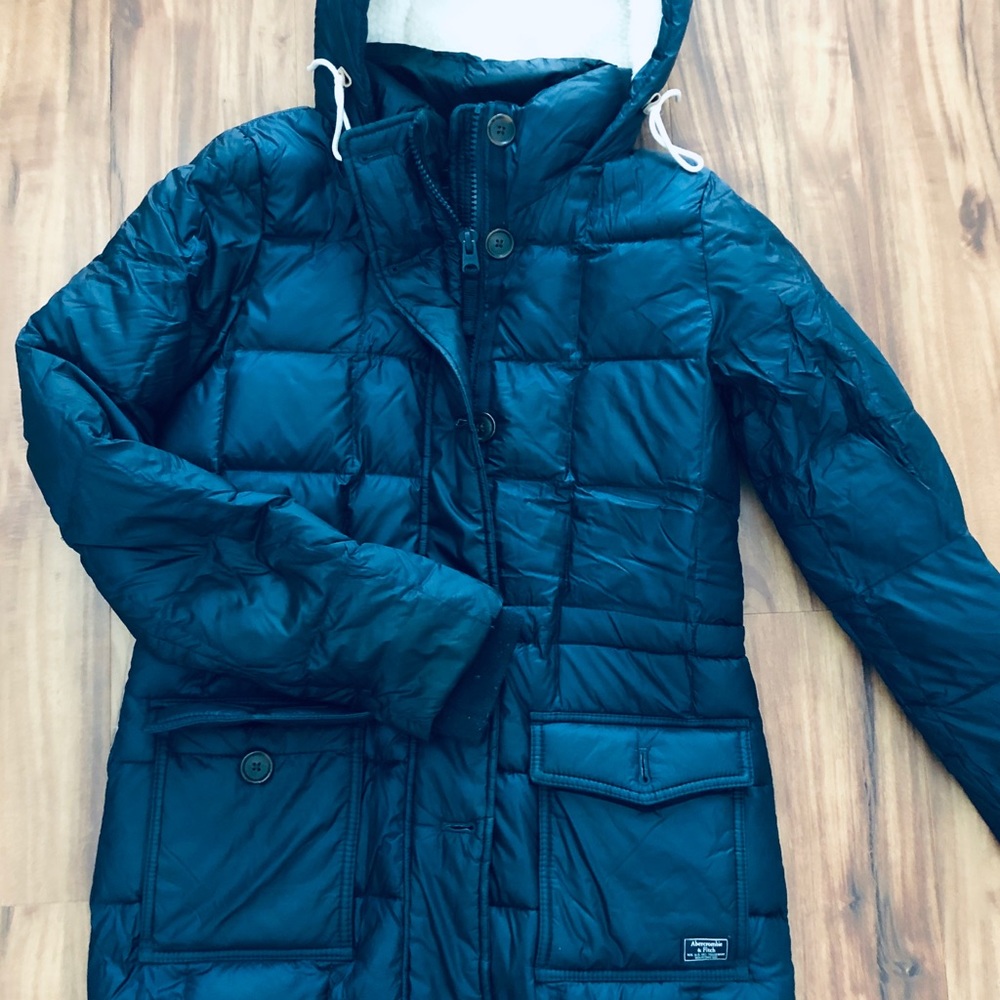 AF navy puffer coat